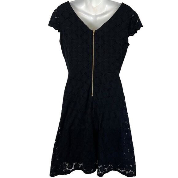 Ronni Nicole Womens Eyelet Lace Skater Short Sleeve Whimsigoth Short Dress S - Picture 14 of 16